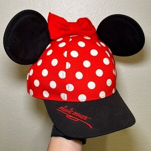 Disney Parks Minnie Mouse Baseball Cap Hat